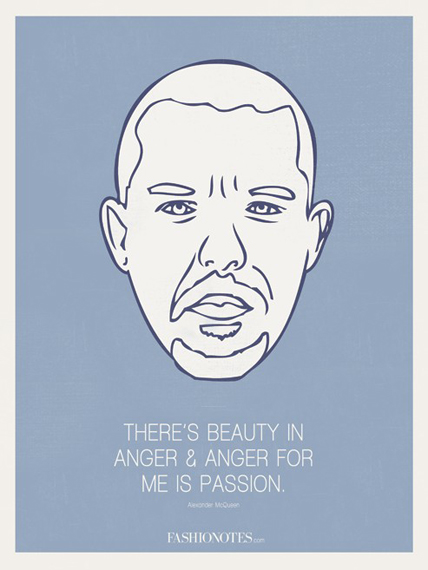 阿歷山大·麥昆(Alexander McQueen):“憤怒中也存在美感,而憤怒對(duì)于我來(lái)說(shuō)就是熱情。”